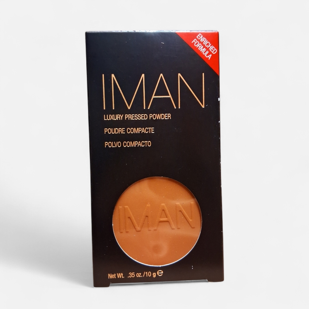IMAN Luxury Pressed Powder - EARTH MEDIUM